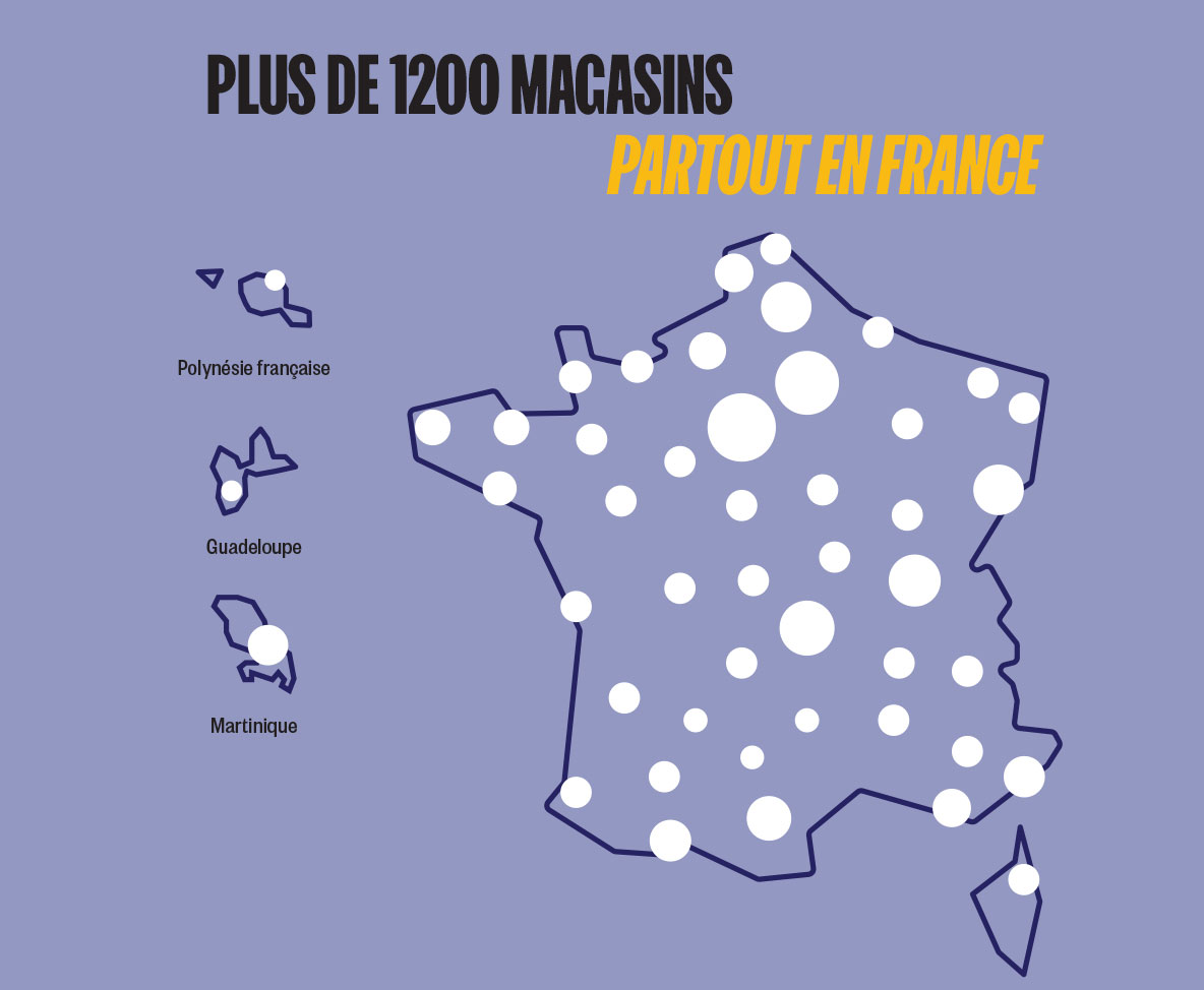 Optic 2000 implantation magasins